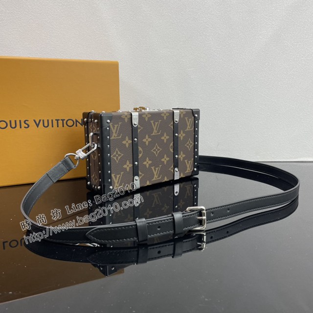Lv路易威登2023專櫃新款Neo Wallet Trunk手袋 LV男士硬箱小盒子斜挎包 M20953 M20954 ydh5073